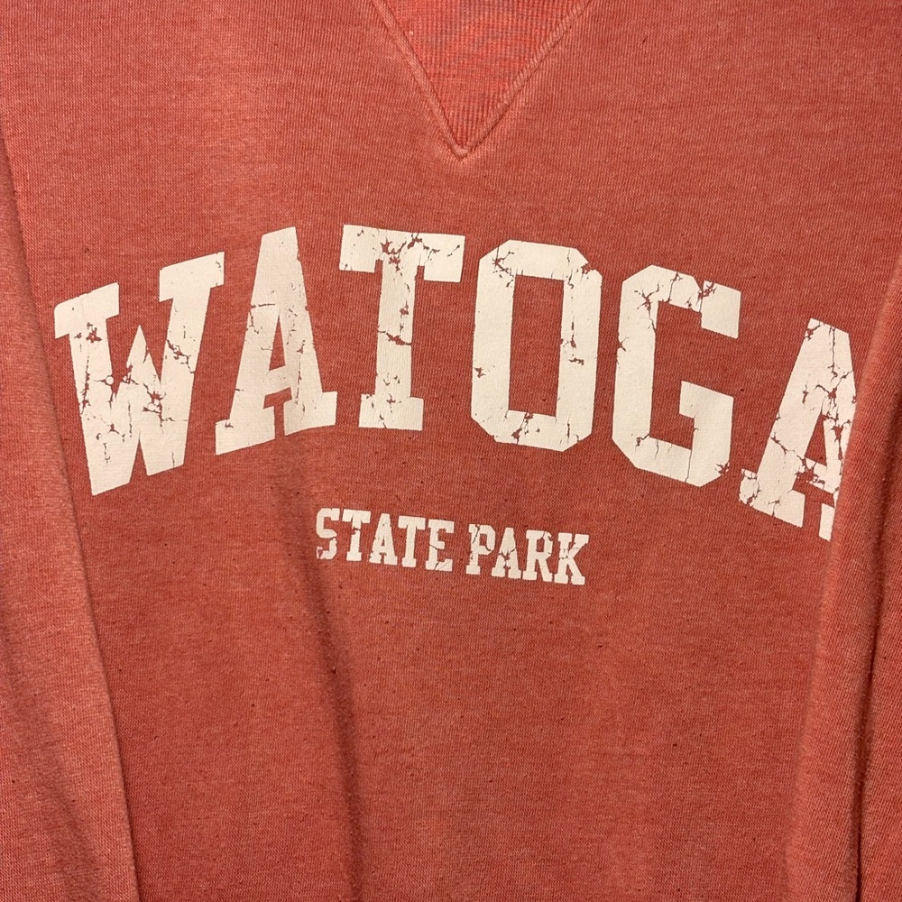 WATOGA State Park Rust Crewneck Sweatshirt